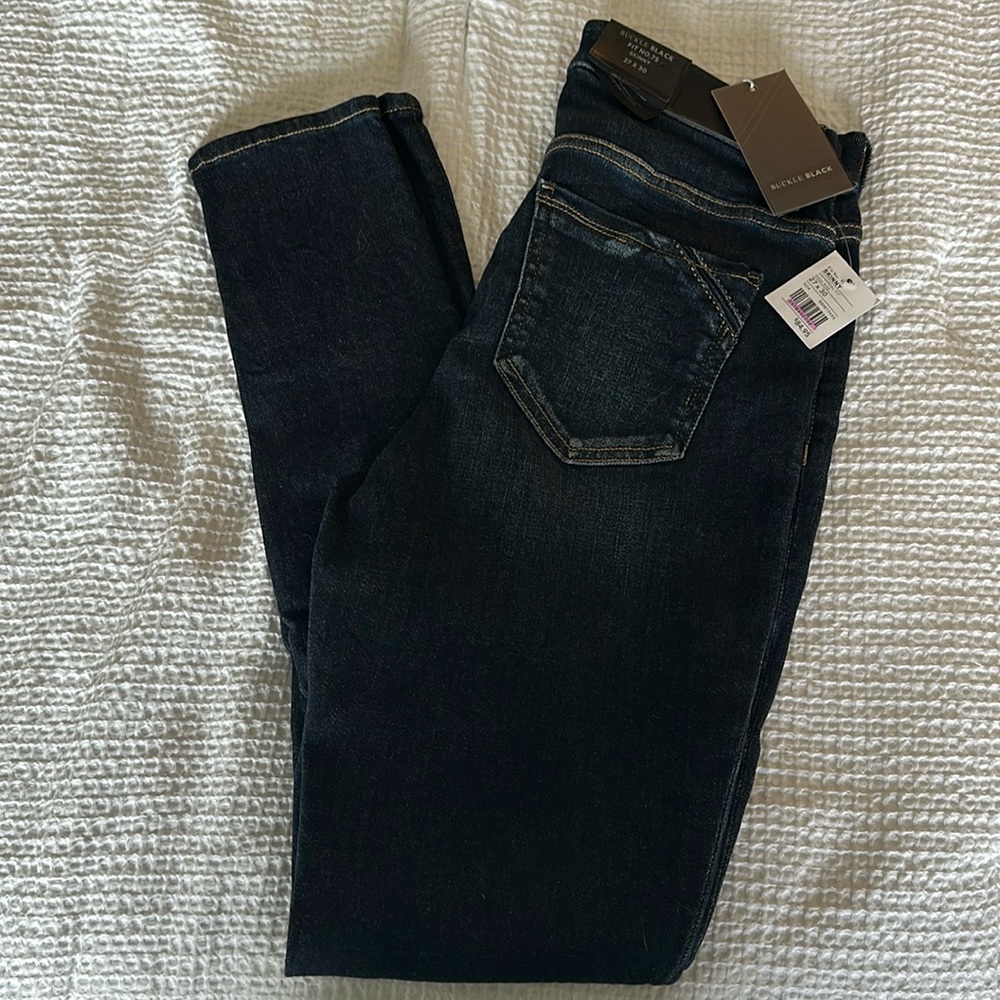Buckle Black Skinny Jean